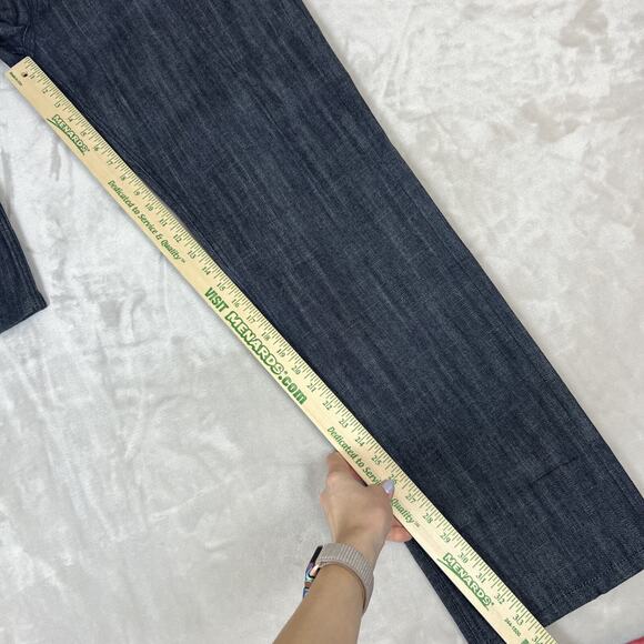 Ecko Unltd Jeans Mens 34x34 Blue Denim Relaxed Fit Loose Y2K Grunge Skater - Picture 3 of 11